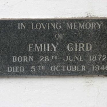 GIRD Emily 1872-1946