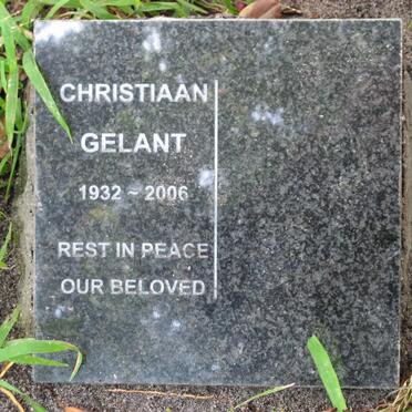GELANT Christiaan 1932-2006