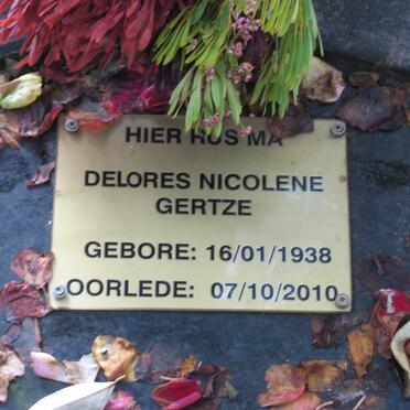 GERTZE Delores Nicolene 1938-2010