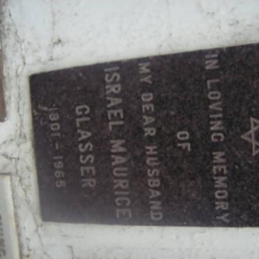 GLASSER Israel Maurice 1901-1965