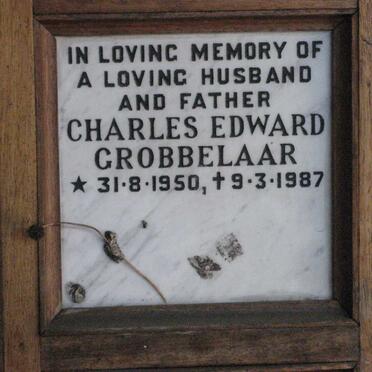 GROBBELAAR Charles Edward 1950-1987