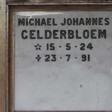GELDERBLOEM Michael Johannes 1924-1991
