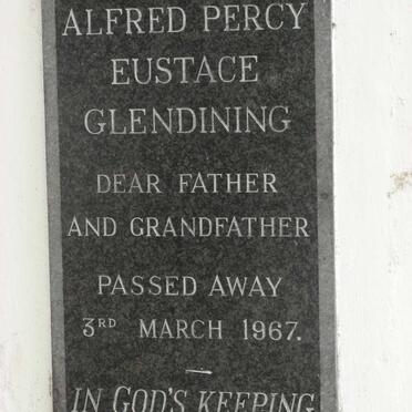 GLENDINING Alfred Percy Eustace -1967