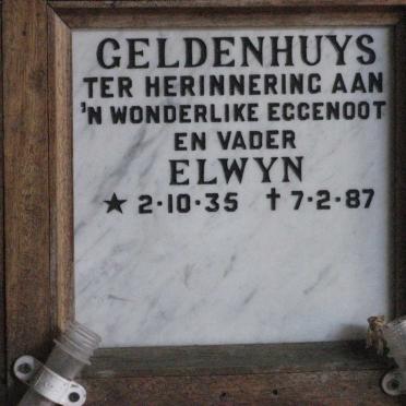 GELDENHUYS Elwyn 1935-1987