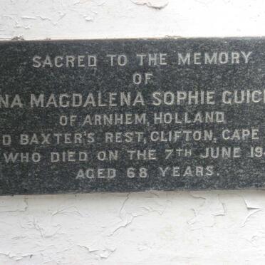 GUICHERIT Anna Magdalena Sophie -1948