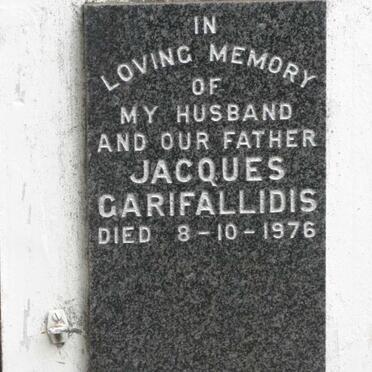 GARIFALLIDIS Jacques -1976