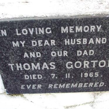 GORTON Thomas -1965