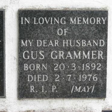 GRAMMER Gus 1892-1976