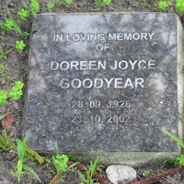 GOODYEAR Doreen Joyce 1926-2002