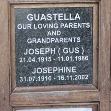 GUASTELLA Joseph 1915-1986 &amp; Josephine 1916-2002
