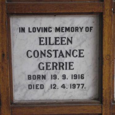 GERRIE Eileen Constance 1916-1977