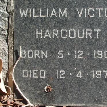 HARCOURT William Victor 1905-1972