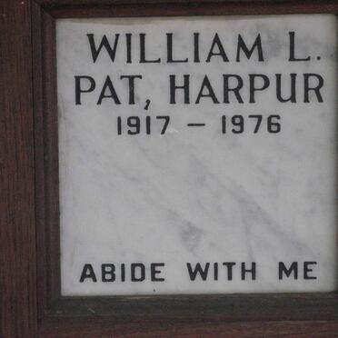 HARPUR William L. Pat 1917-1976