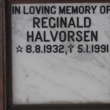HALVORSEN Reginald 1932-1991
