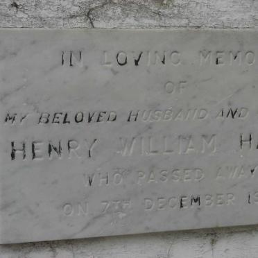 HAWTIN? Henry William -1961