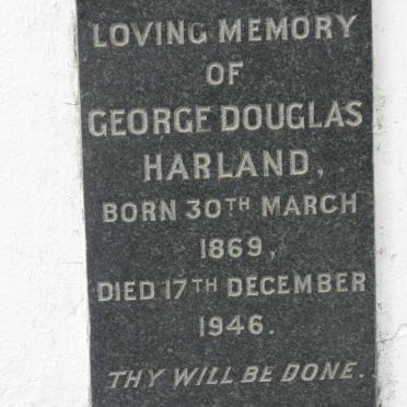 HARLAND George Douglas 1869-1946