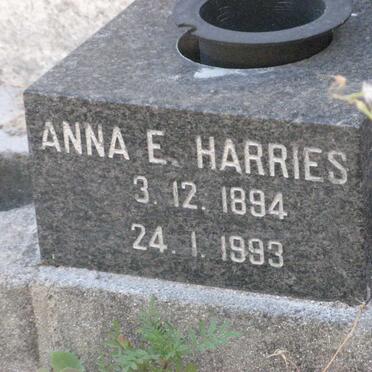 HARRIES Anna E. 1894-1993