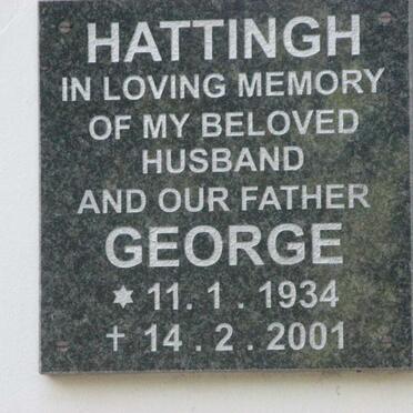 HATTINGH George 1934-2001