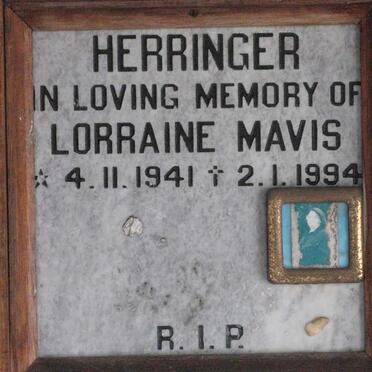 HERRINGER Lorraine Mavis 1941-1994