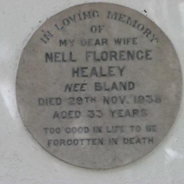 HEALEY Nell Florence nee BLAND -1938
