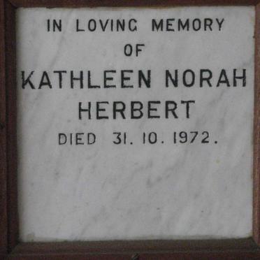 HERBERT Kathleen Norah -1972