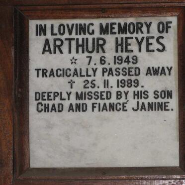 HEYES Arthur 1949-1989