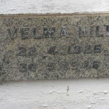 HILL Velma 1926-1946