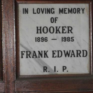HOOKER Frank Edward 1896-1985