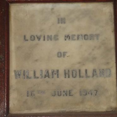 HOLLAND William -1947