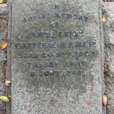 HULETT James Leige Masterman 1944-1946