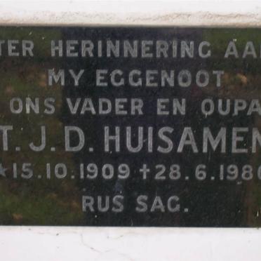 HUISAMEN T.J.D. 1909-1980