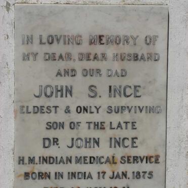 INCE John S. 1875-1941
