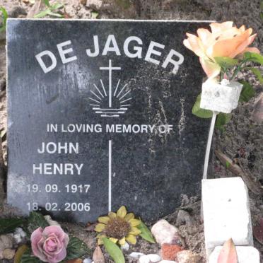 JAGER John Henry, de 1917-2006