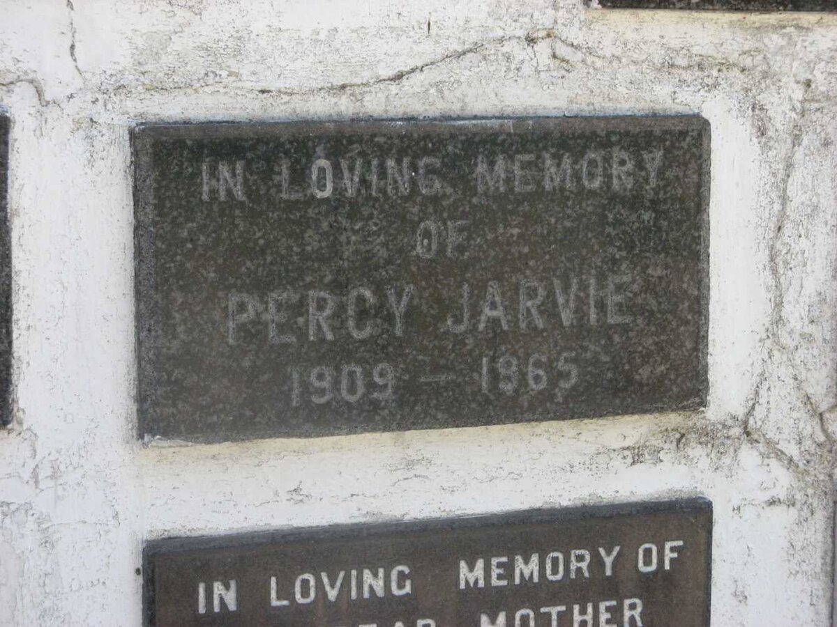 JARVIE Percy 1909-1965