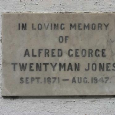 JONES Alfred George Twentyman 1871-1947