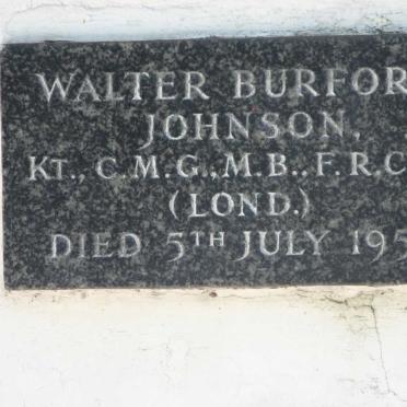 JOHNSON Walter Burford -1951