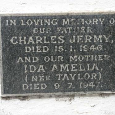 JERMY Charles -1946 &amp; Ida Amelia TAYLOR -1947
