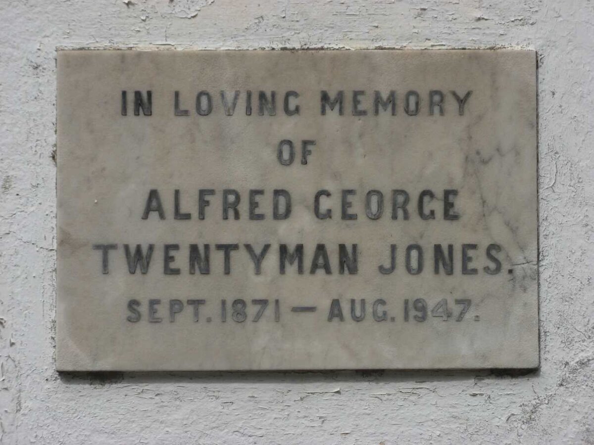 JONES Alfred George Twentyman 1871-1947