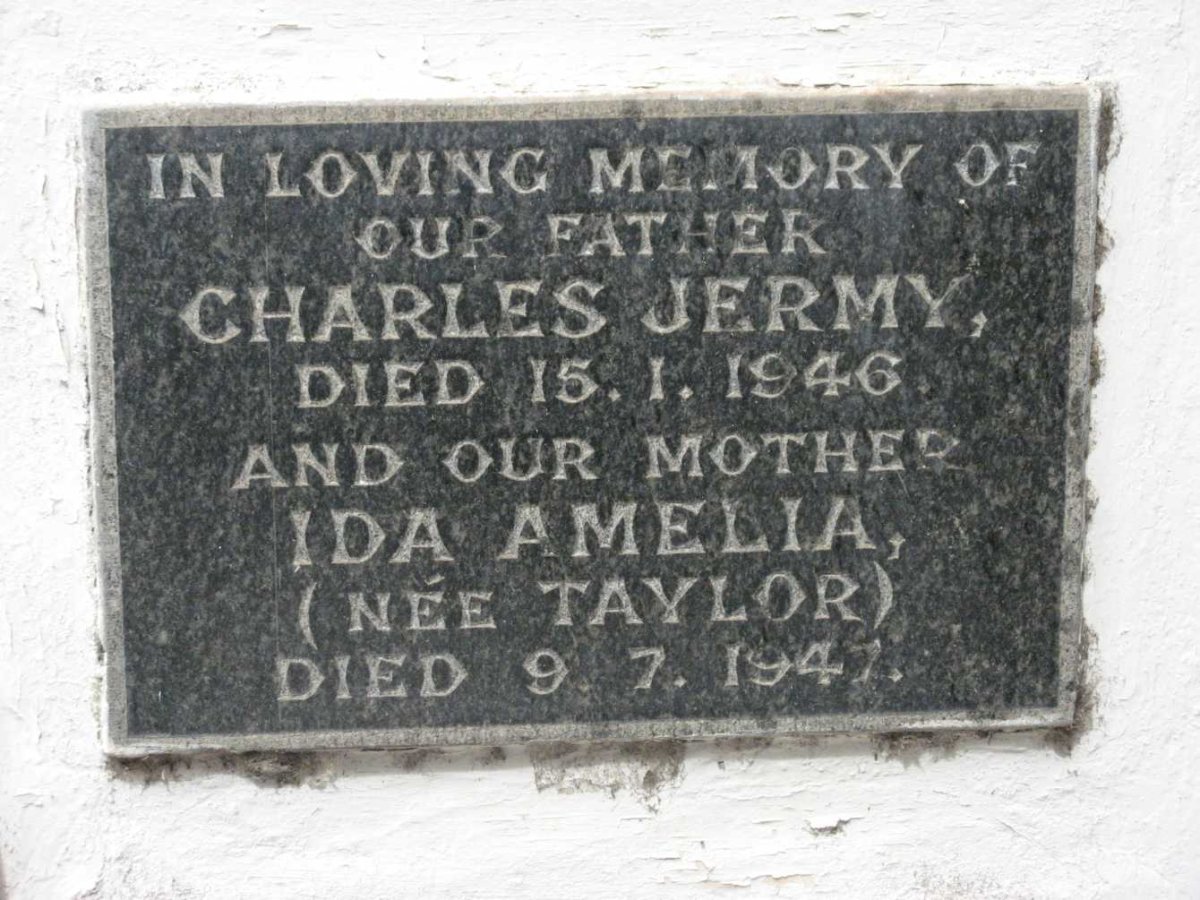 JERMY Charles -1946 &amp; Ida Amelia TAYLOR -1947