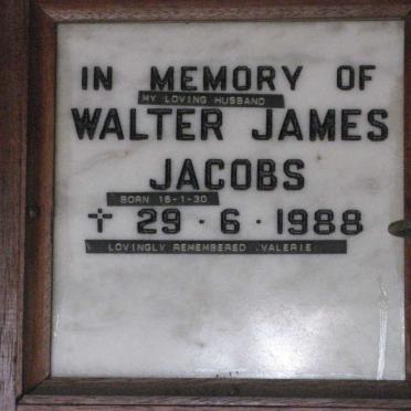 JACOBS Walter James 1930-1988