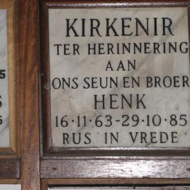 KIRKENIR Henk 1963-1985