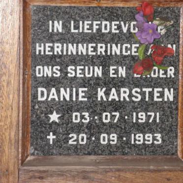 KARSTEN Danie 1971-1993