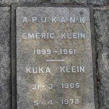 KLEIN Apukank Emeric 1899-1961 &amp; Kuka 1905-1978