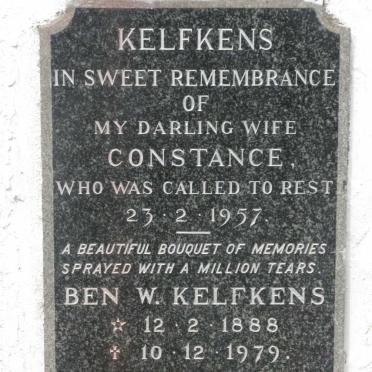 KELFKENS Ben W. 1888-1979 &amp; Constance -1957