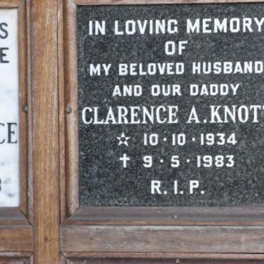 KNOTT Clarence A. 1934-1983