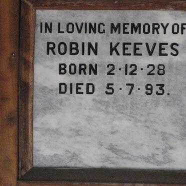 KEEVES Robin 1928-1993