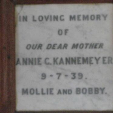 KANNEMEYER Annie G. -1939