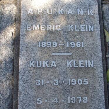 KLEIN Emeric 1899-1961 &amp; Kuka 1905-1978