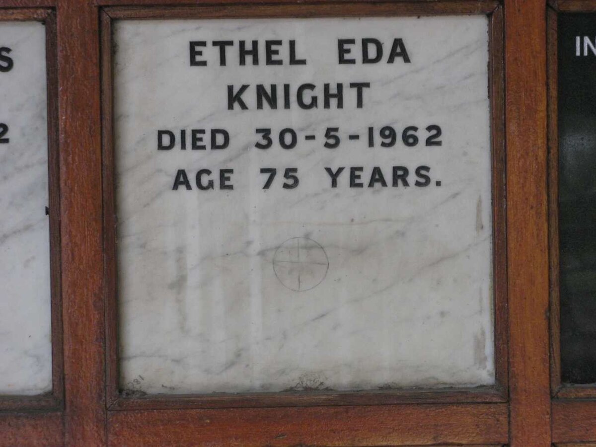 KNIGHT Ethel Eda -1962