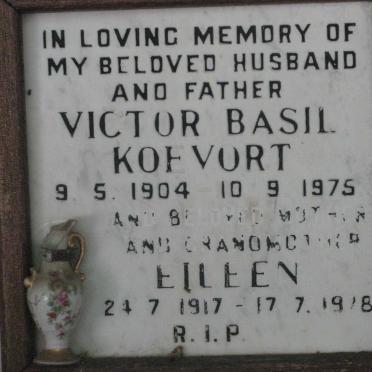 KOEVORT Victor Basil 1904-1975 &amp; Eileen 1917-1978
